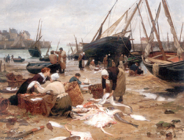Sorting The Fish — Victor Gabriel Gilbert