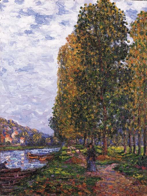 Effets D'automne, Bords Du Loing À Saint-mammès — Francis Picabia