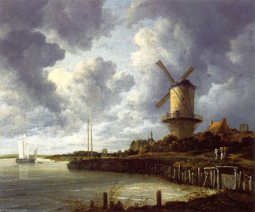 The Windmill At Wijk Bij Duurstede — Jacob Isaackszoon Van Ruisdael