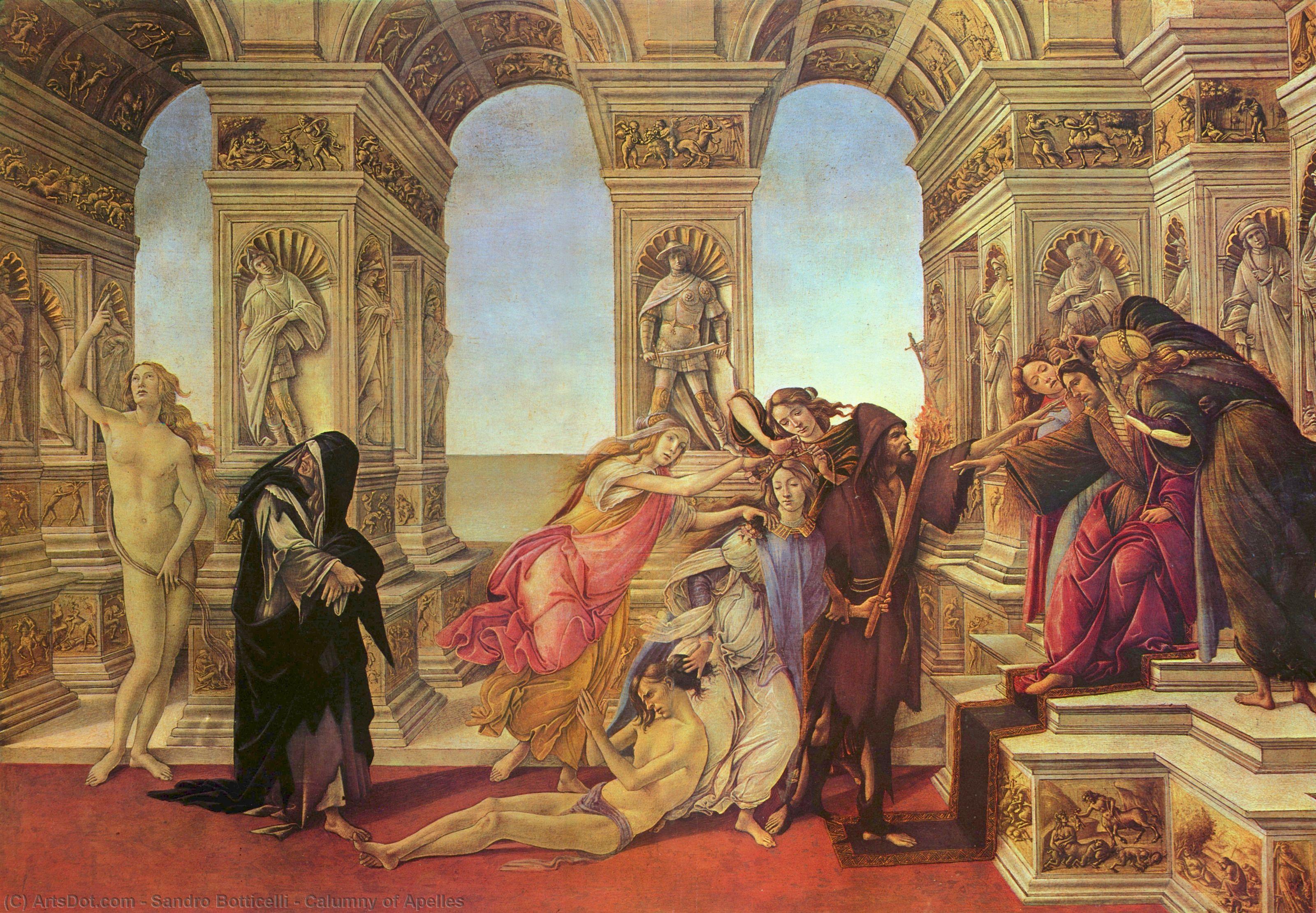 Calumny Of Apelles — Sandro Botticelli