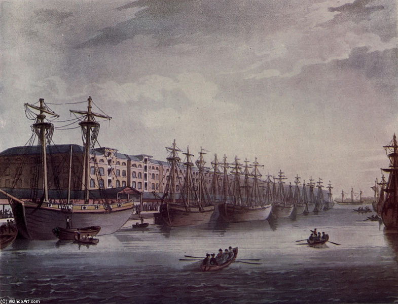 West India Docks — William Henry Pyne