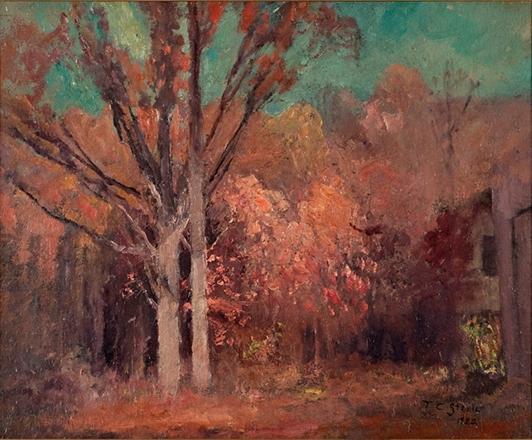 Autumn Wooded Scene — Theodore Clement Steele