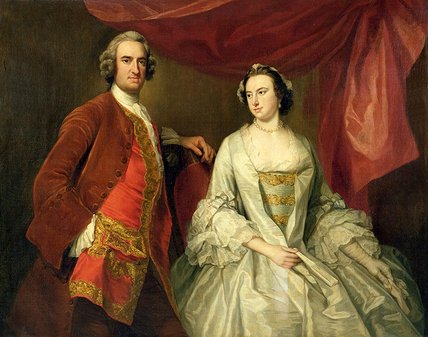 A Man And A Woman, Possibly Of The Missing Family — George Knapton