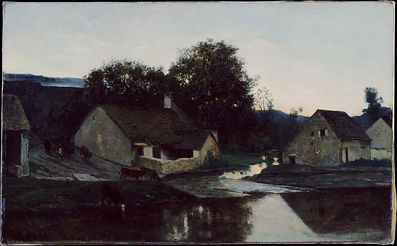 The Hamlet Of Optevoz — Charles-françois Daubigny