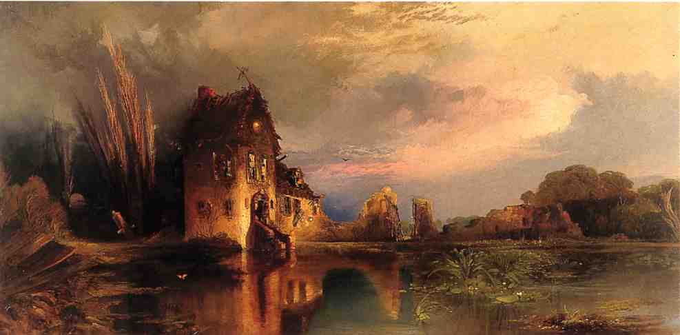 Haunted House — Thomas Moran