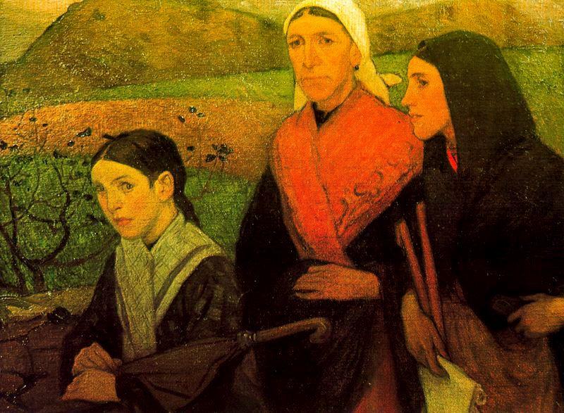 De Regreso De Misa En El Valle De Arratia — Aurelio Arteta