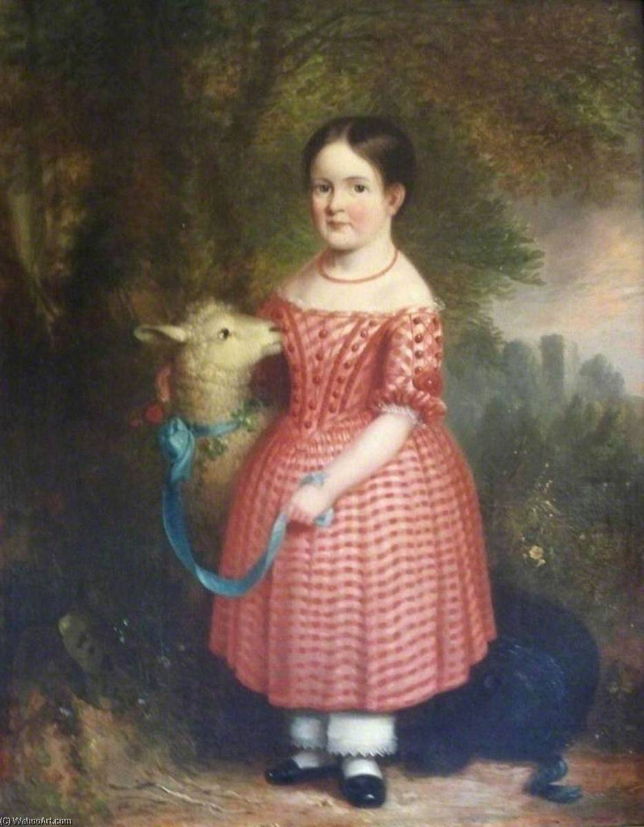 Girl With A Lamb — Abel Hold