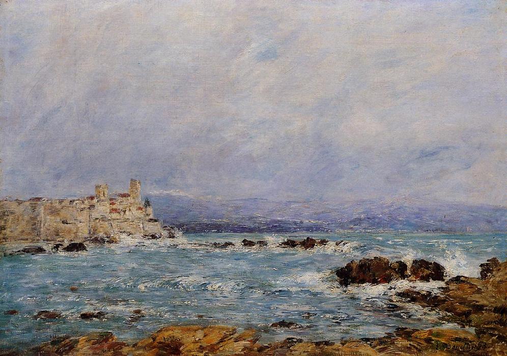 Antibes, The Rocks Of The Islet — Eugène Louis Boudin
