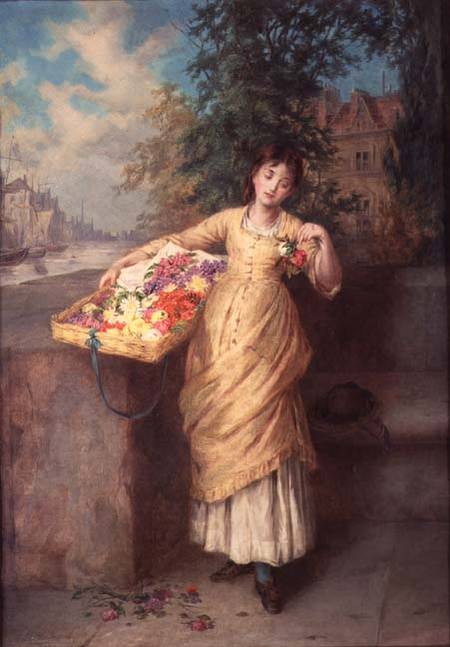 The Flower Seller — Augustus Edward Mulready