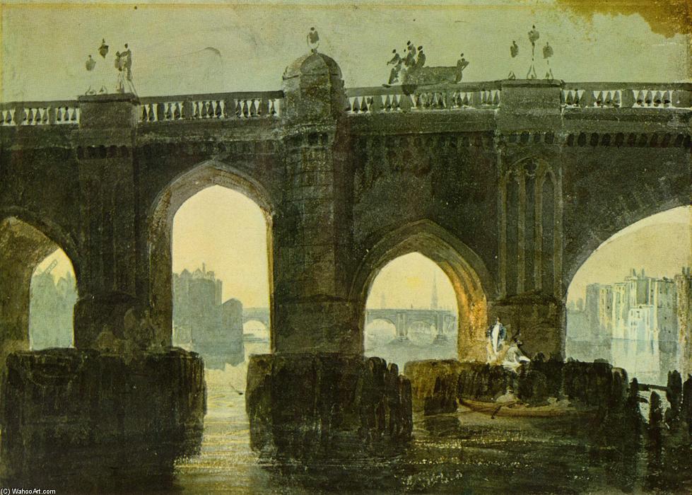 Old London Brige — Joseph Mallord William Turner