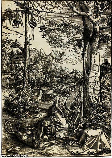 Penitence Of Saint Jerome — ルイス・クラナッハの長老