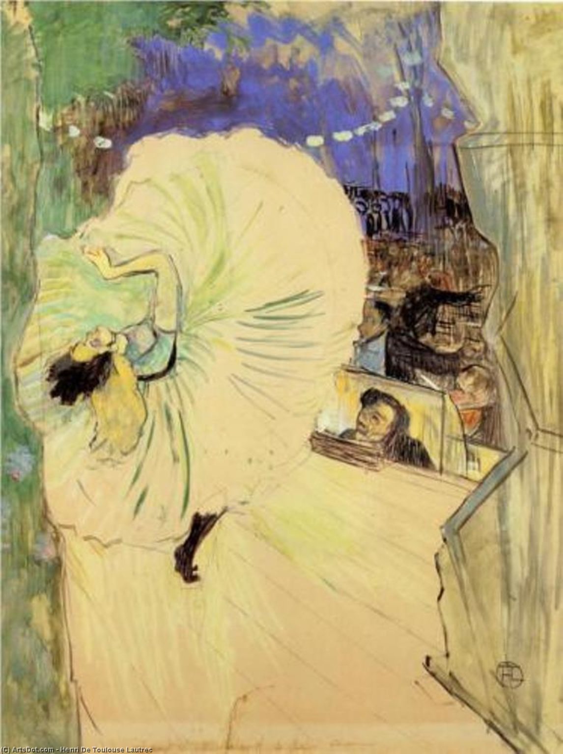 The Cartwheel — Comte Henri Marie Raymond De Toulouse-lautrec-monfa