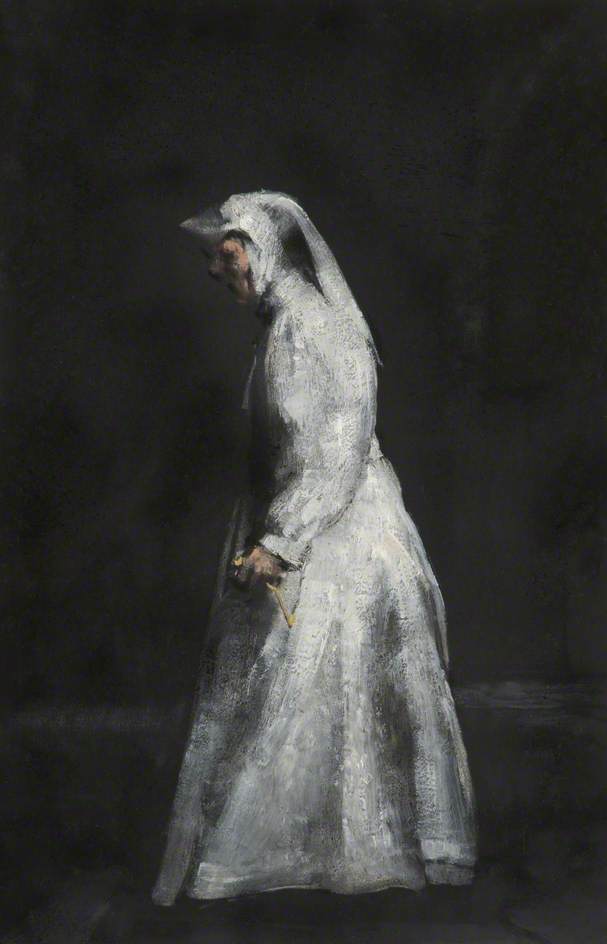 Salford Scene The Nun — Harold Riley