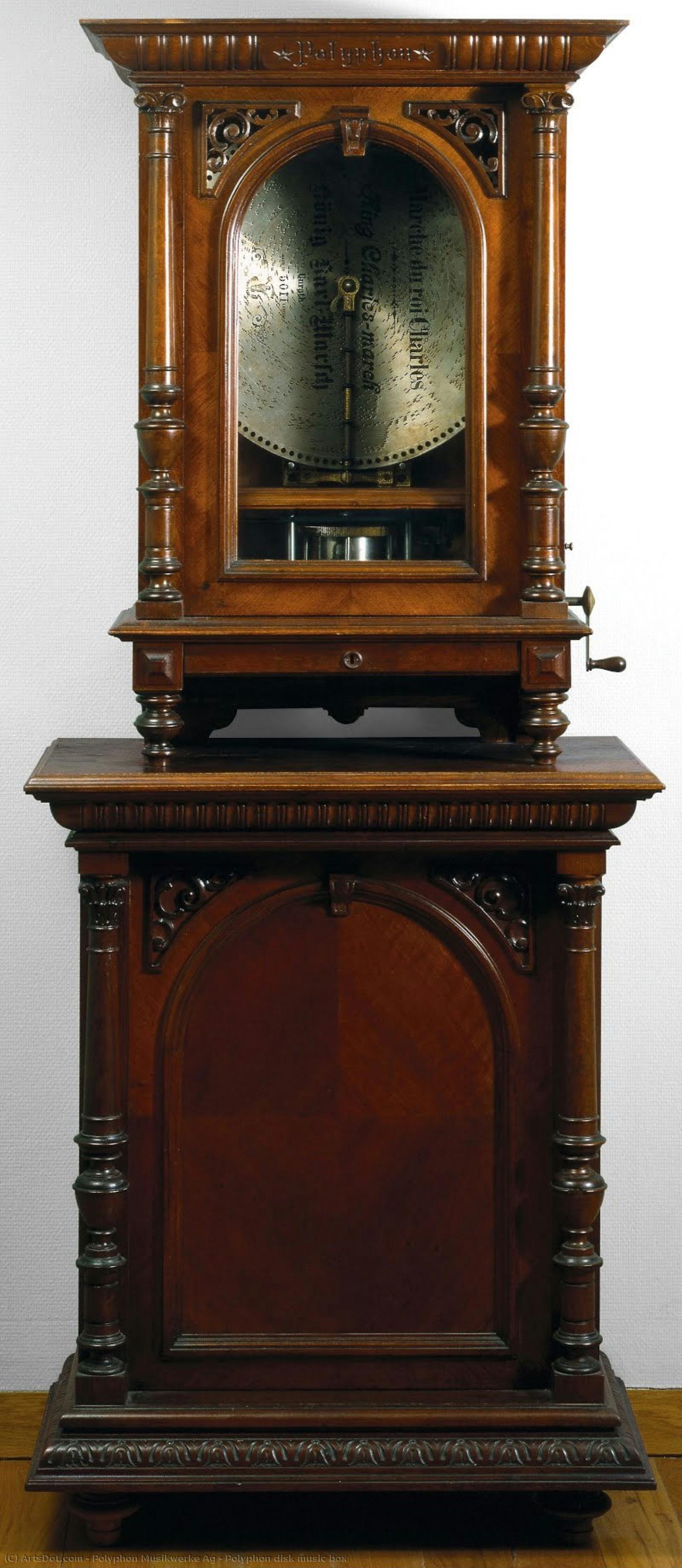 Polyphon Disk Music Box — Polyphon Musikwerke Ag