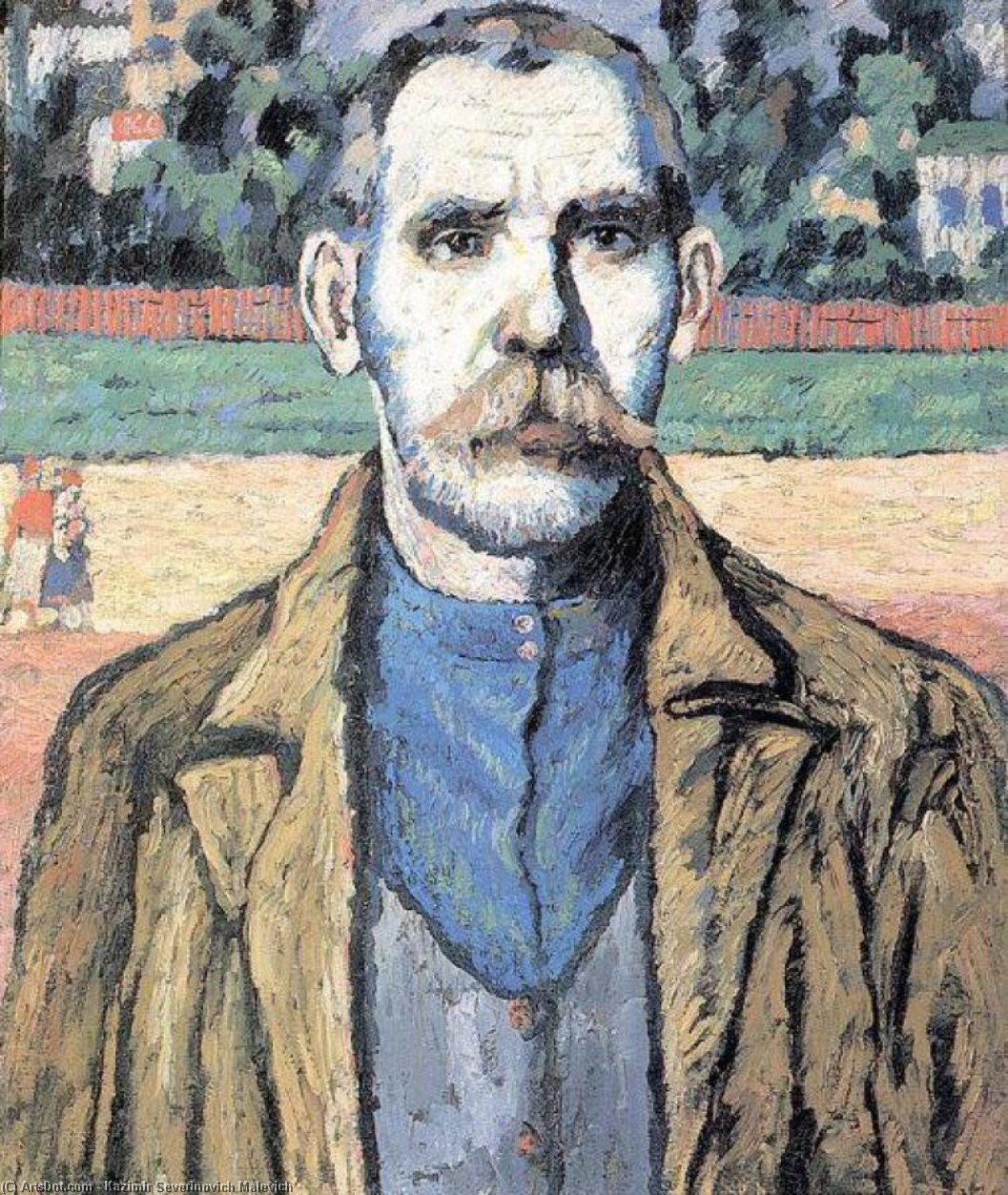Portrait Of A Record-setter In Work Productivity — Kazimir Malevich