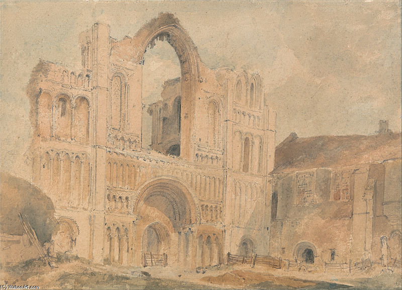 Castle Acre Priory, Norfolk, West Front — ジョン・セル・コットマン