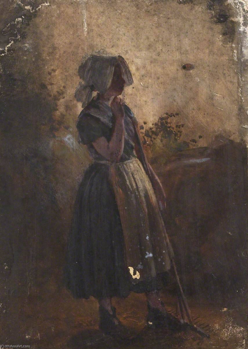 Woman With A Rake — Томас Стюарт Смит