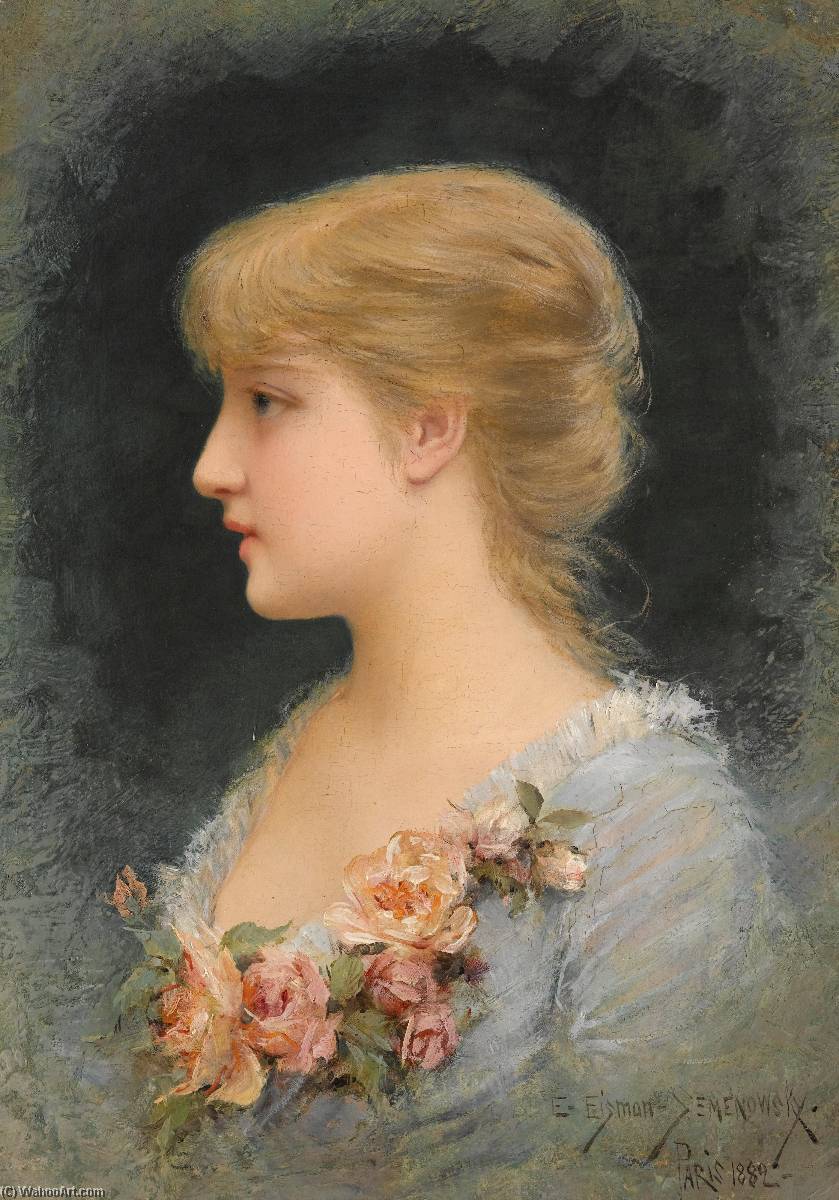 Portrait Of A Girl — Emile Eisman Semenovsky