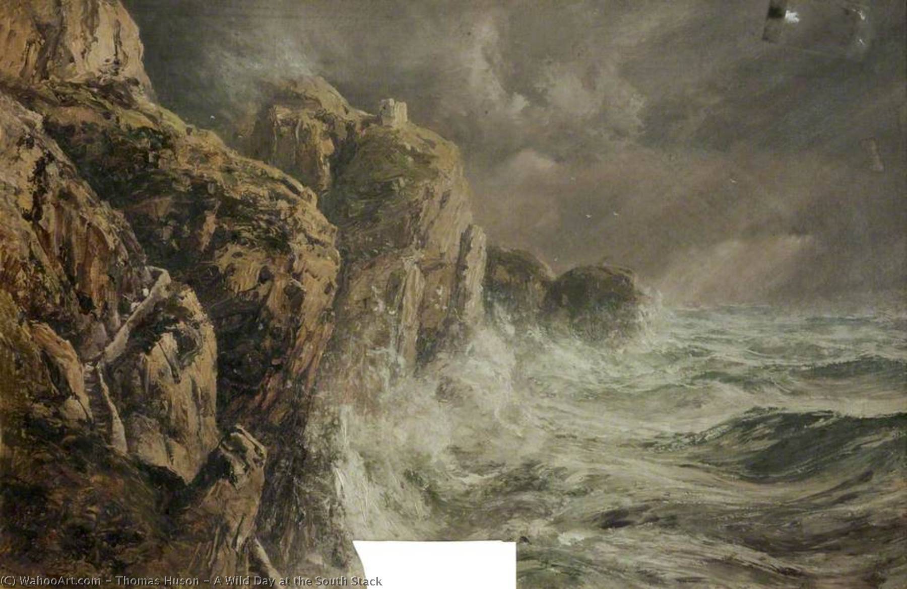 A Wild Day At The South Stack — Thomas Huson