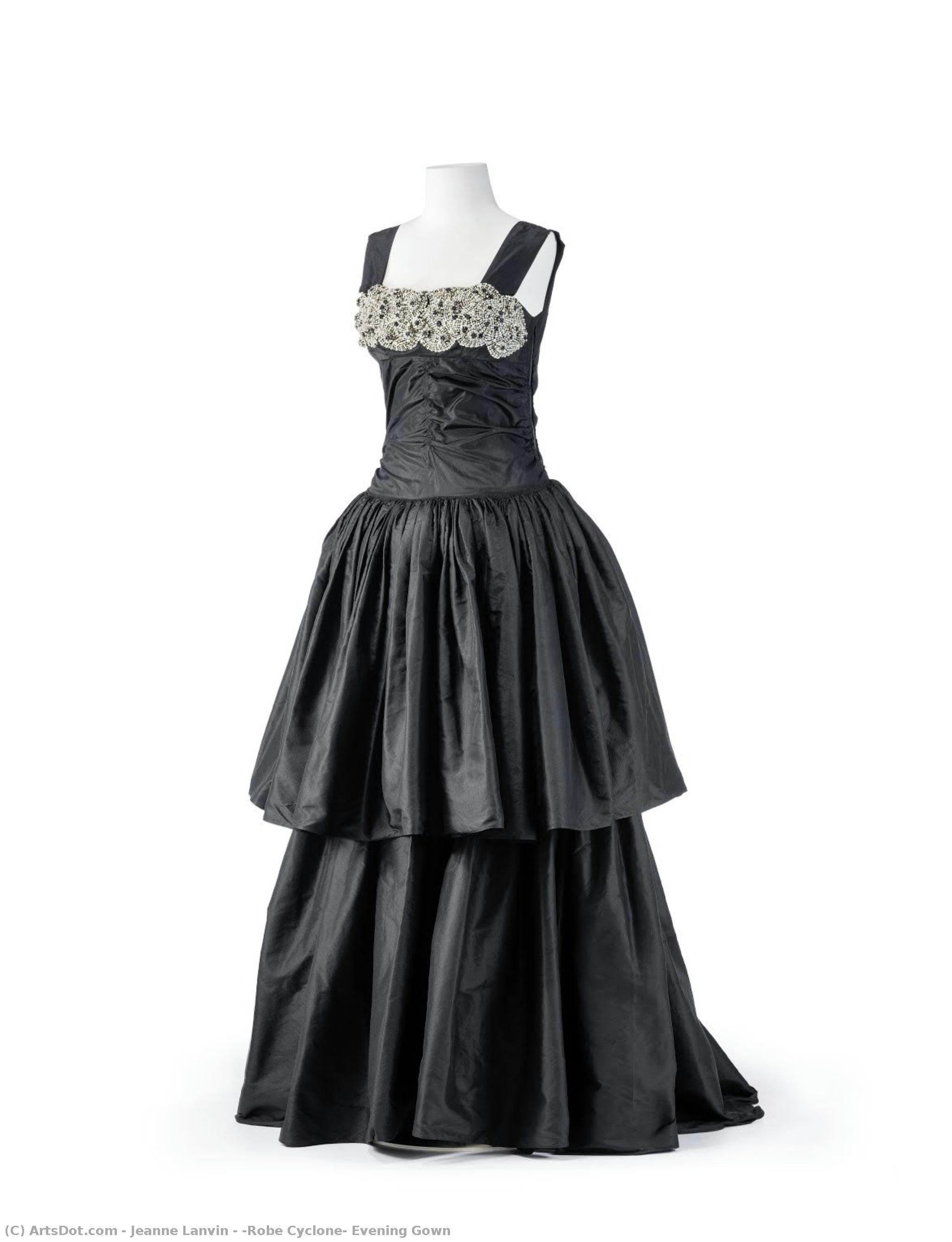 “robe Cyclone” Evening Gown — Jeanne Lanvin