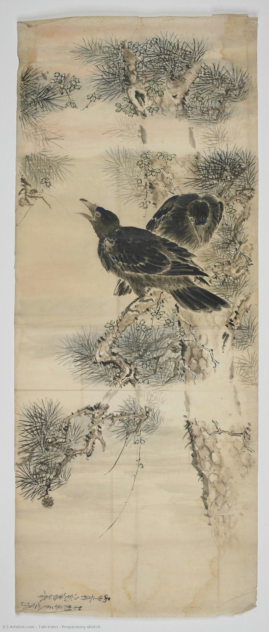 Preparatory Sketch — Taki Katei