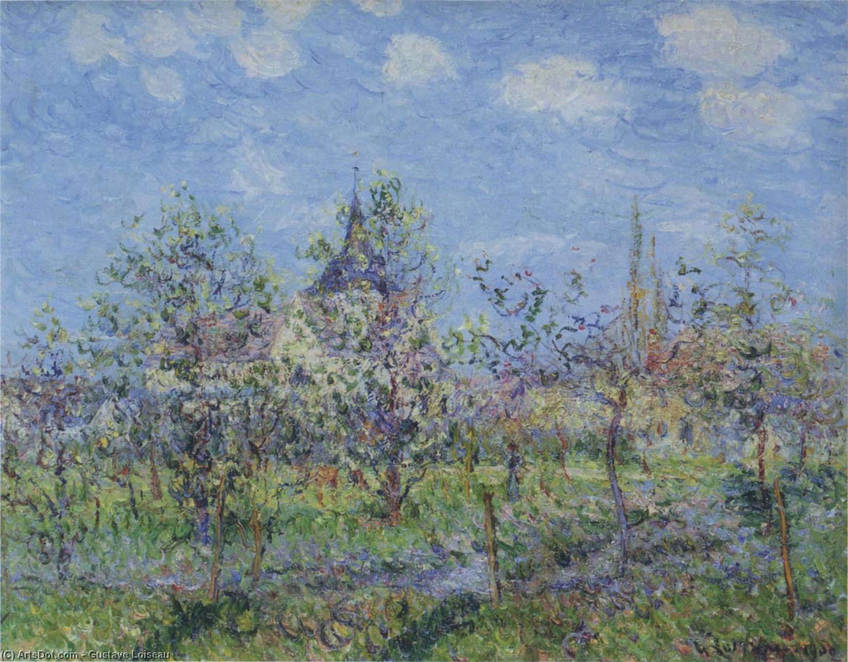 Tress In Bloom — Gustave Loiseau