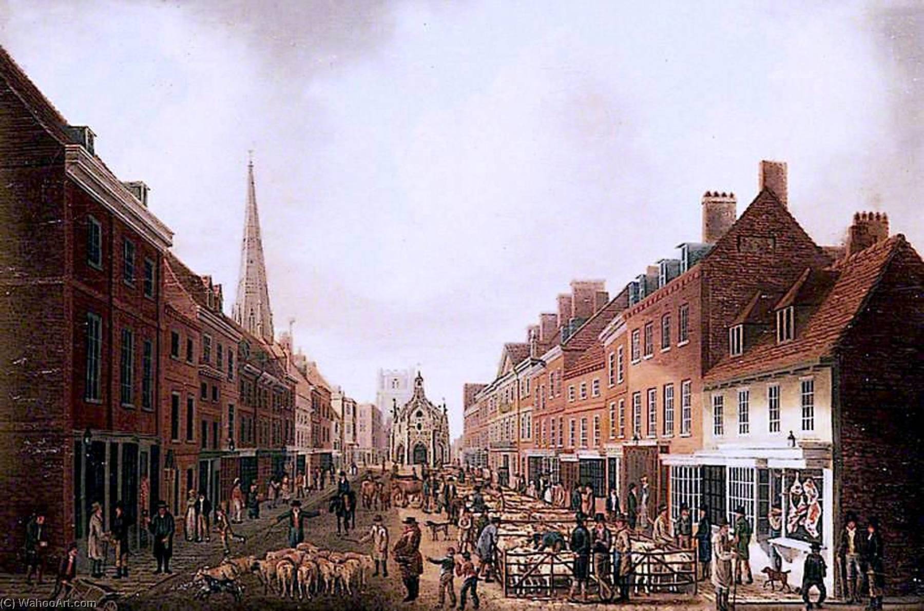East Street Market, Chichester, West Sussex — Joseph Francis Gilbert