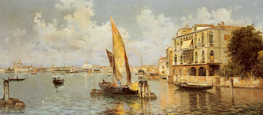The Grand Canal — Antonio Maria De La Concepcion Reyna Manescau