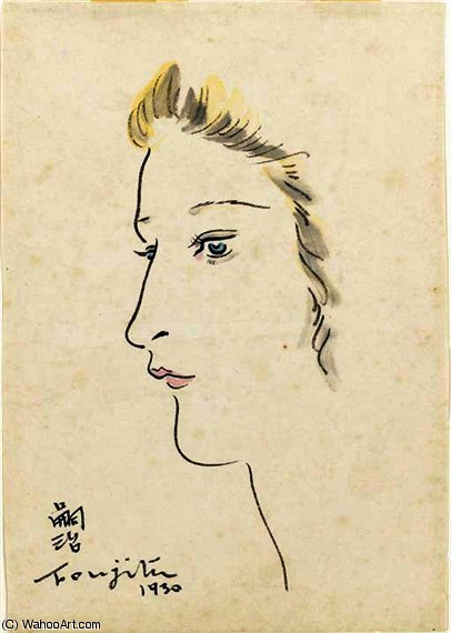 Profile Of A Woman — Léonard Tsuguharu Foujita