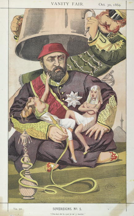 Sovereigns No.50 Caricature Of Sultan Abdul Aziz Of Turkey — Jacques Joseph Tissot