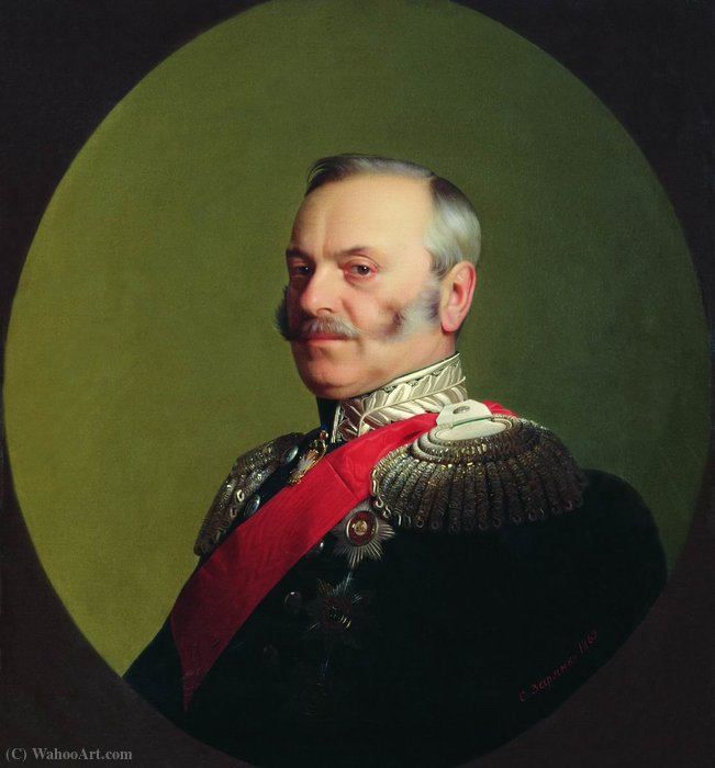 Portrait Of Railways Minister Paul Petrovich Melnikov — Sergey Konstantinovich Zaryanko