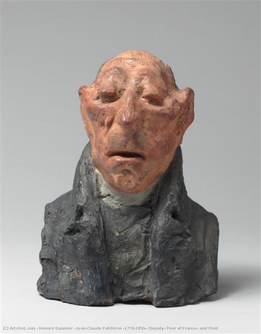 Jean-claude Fulchiron (1774-1859), Deputy, Peer Of France, And Poet — Honoré Daumier