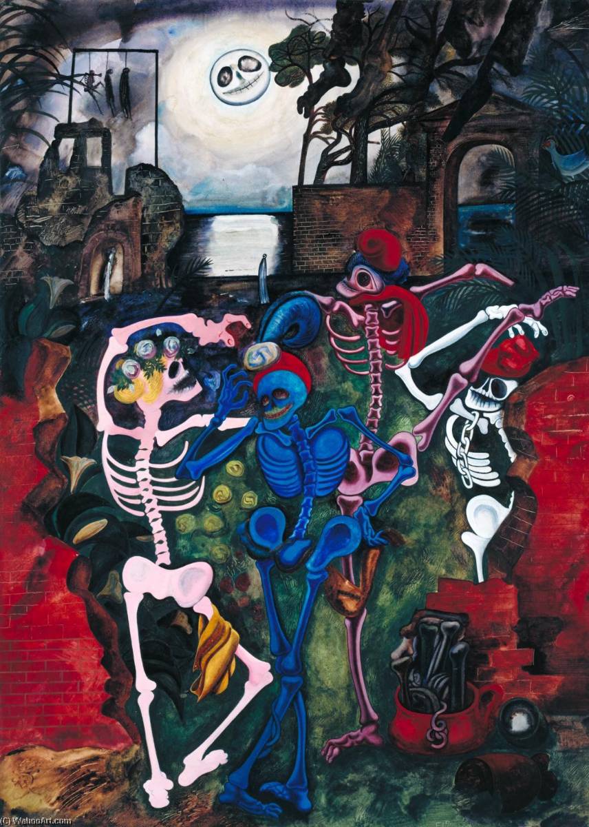Dancing Skeletons — Edward Burra