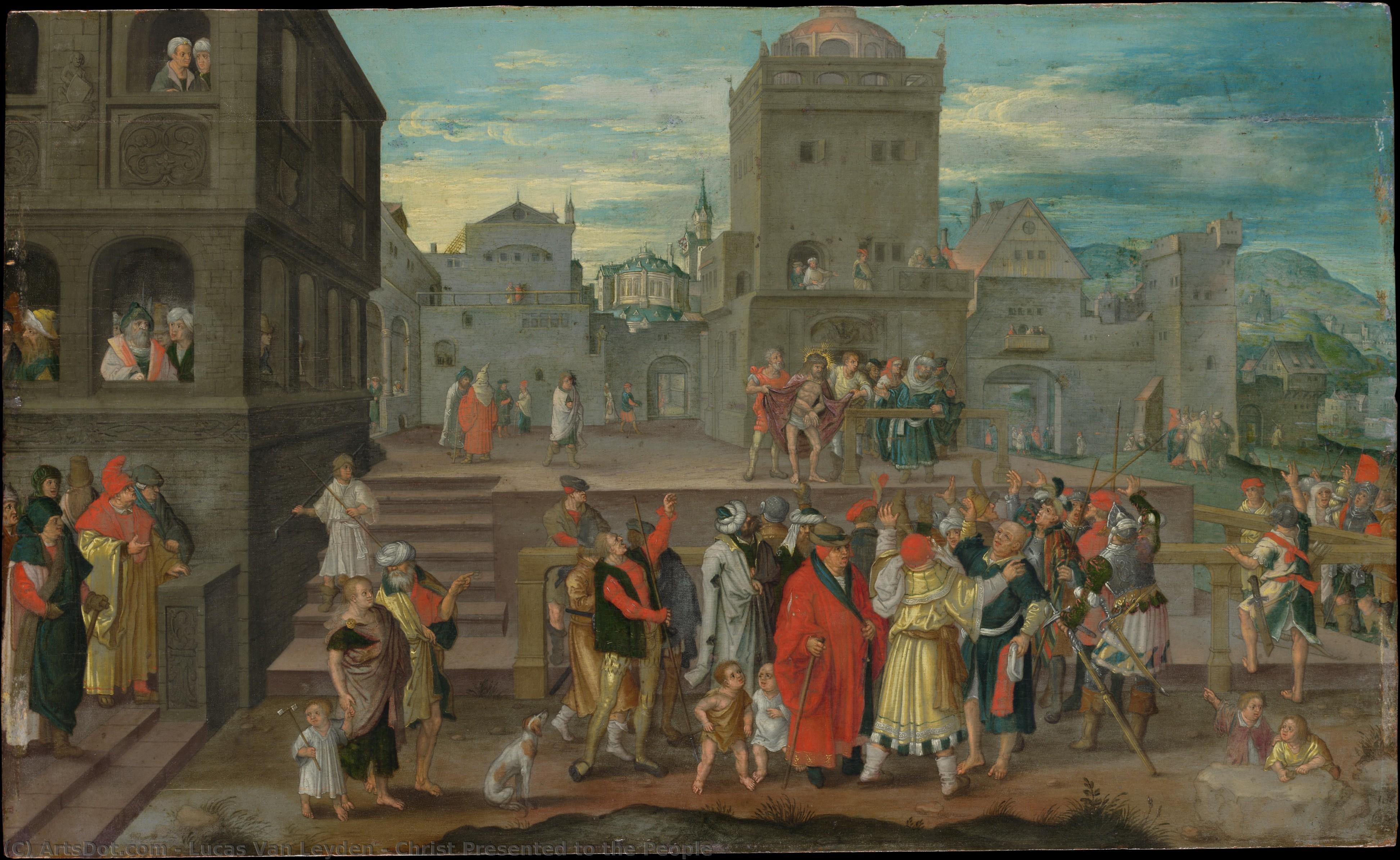 Christ Presented To The People — Lucas Van Leyden