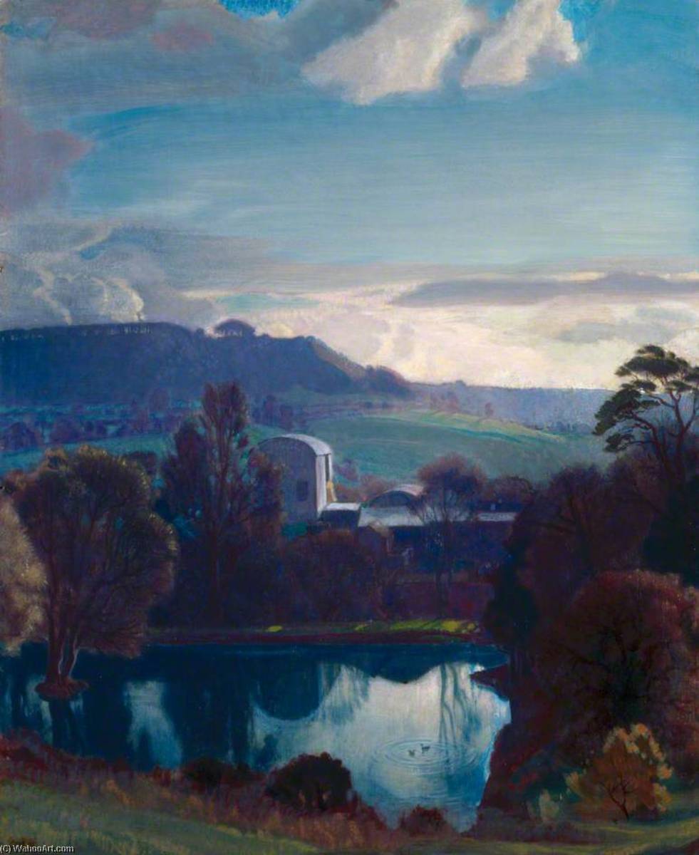 The Mill Pool At Painswick — Charles March Gere