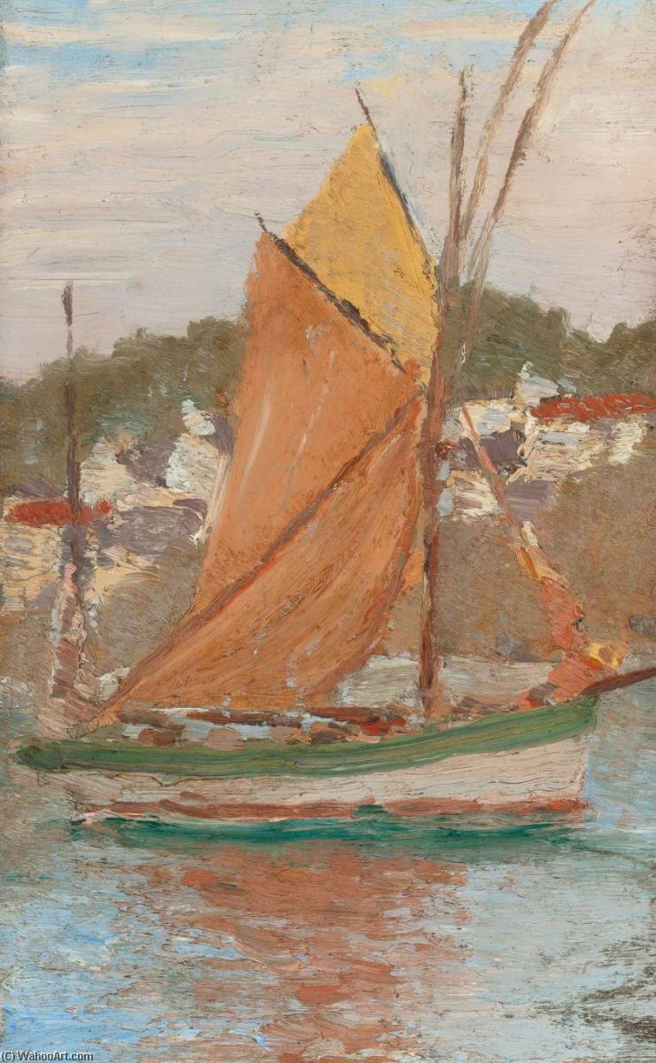Fishing Sloop, Concarneau — Edward Emerson Simmons