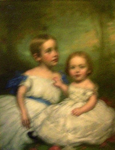 Mary Louise Fowler And Anne M. Fowler, (painting) — George Peter Alexander Healy