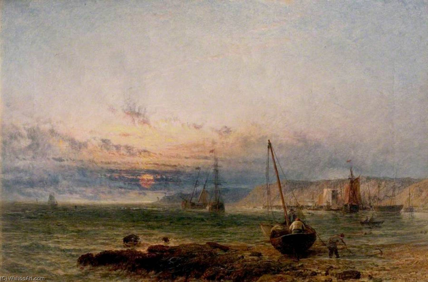 Coast Scene, Sunset — Генри Томас Доусон