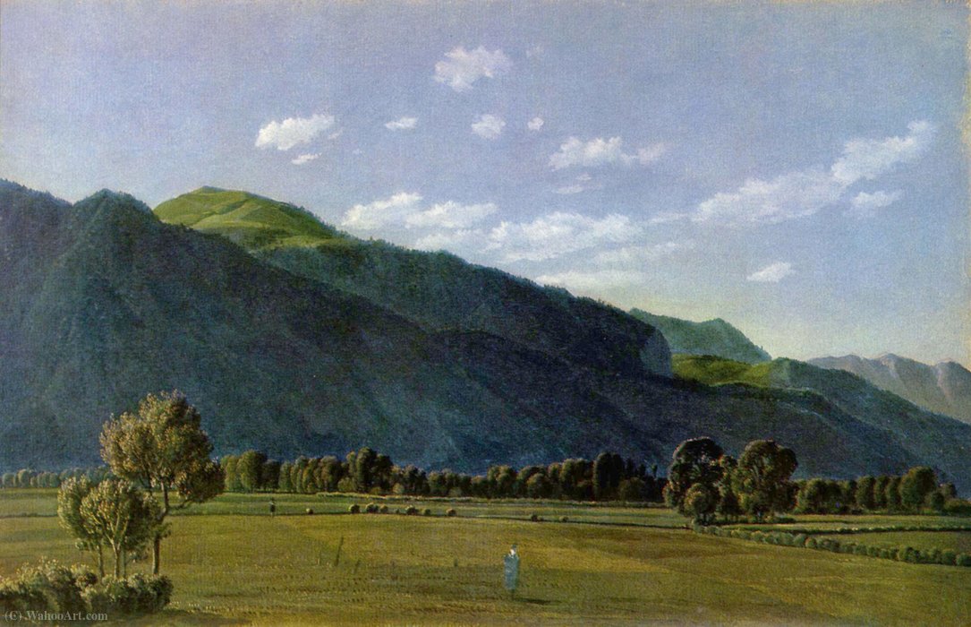 Look To The Valley Of Kreuth — Wilhelm Von Kobell