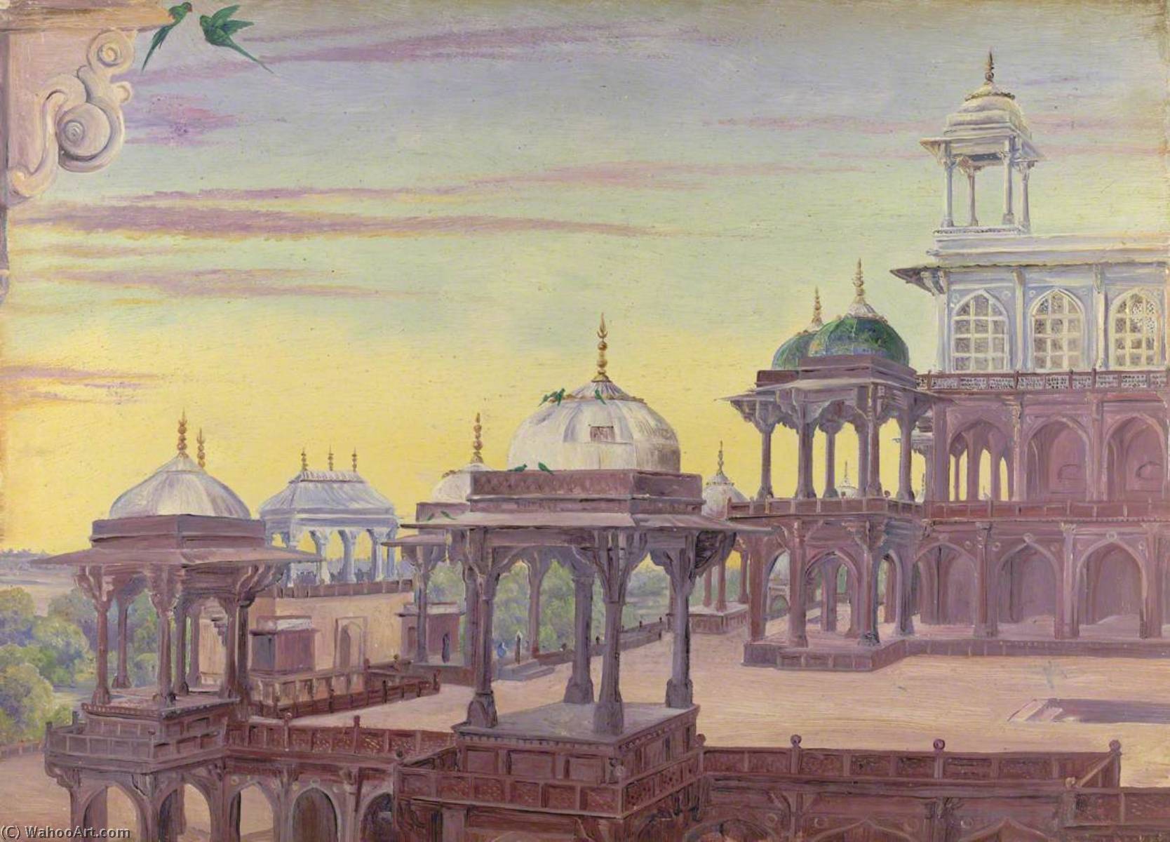'sikundra. Agra. India. April 1878' — Marianne North