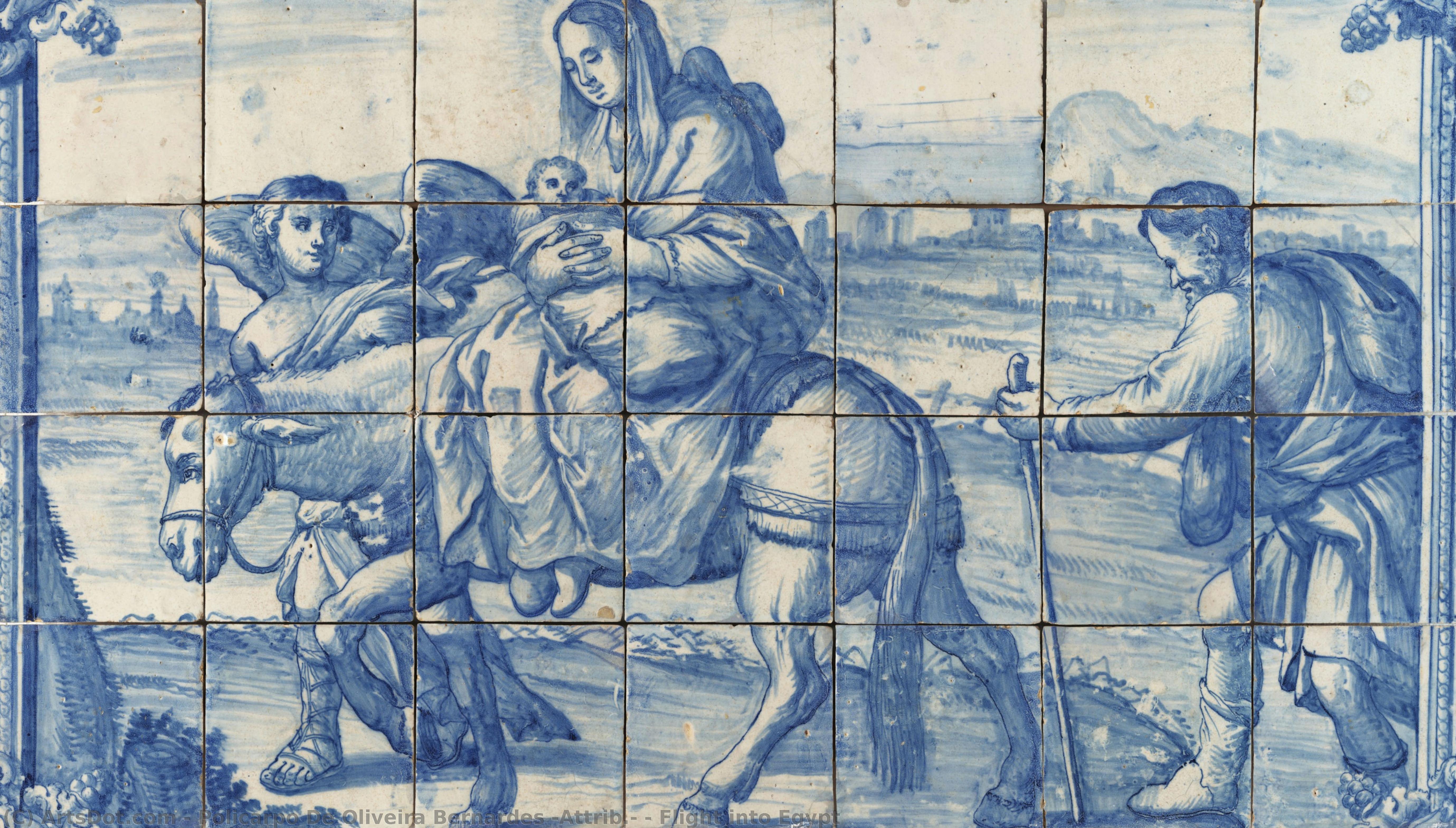 Flight Into Egypt — Policarpo De Oliveira Bernardes (attrib.)