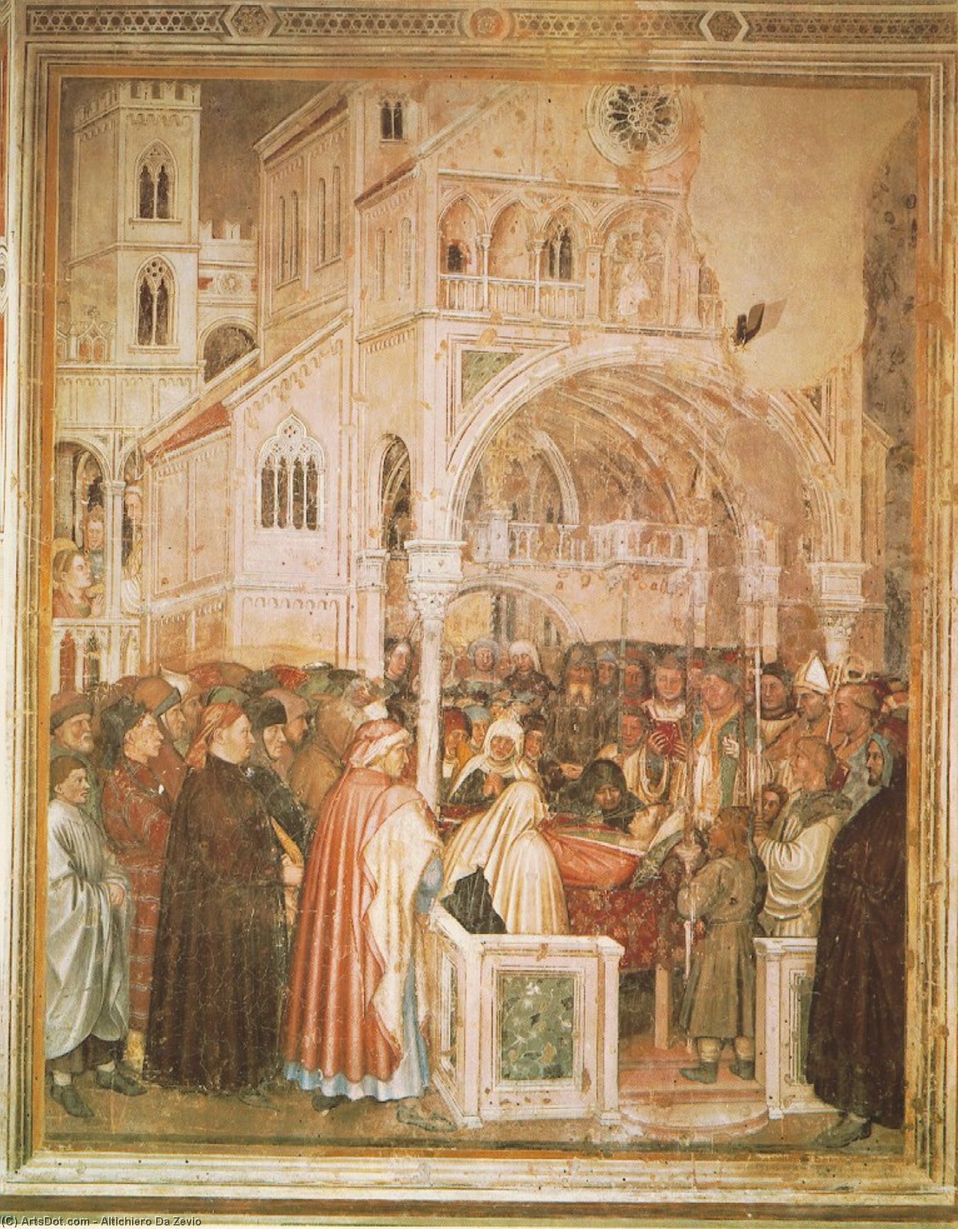 Death Of St Lucy — Altichiero Da Zevio