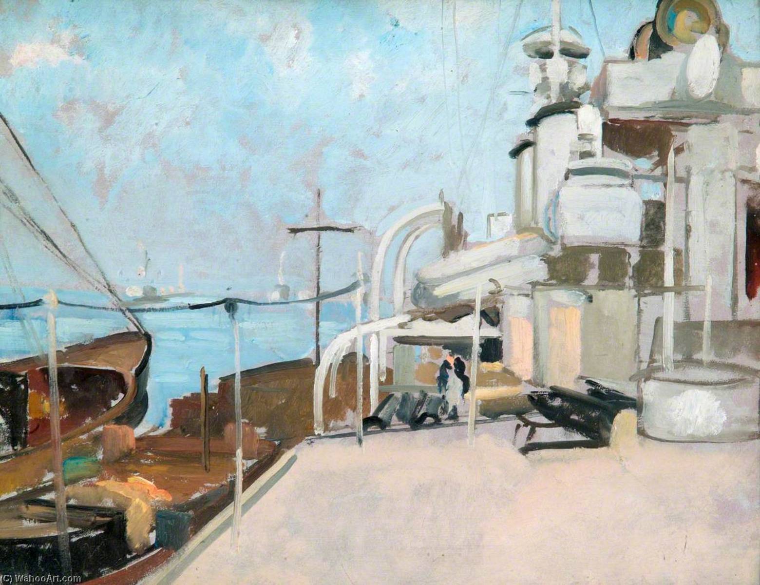 Oiler Alongside — Philip Connard