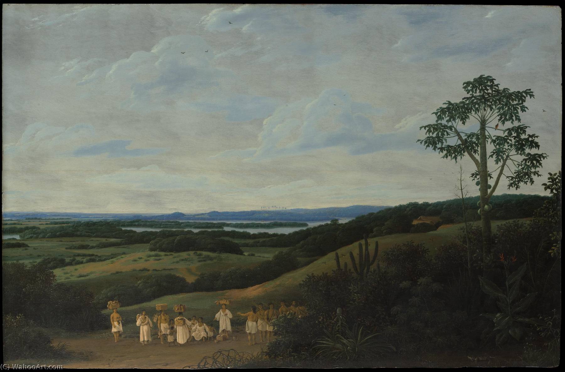 English A Brazilian Landscape — Frans Jansz Post
