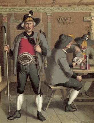 German Costume Tyrol Billerthal - — Albert Kretschmer