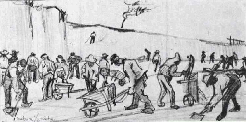 Sand Diggers In Dekkersduin Near The Hague — Vincent Willem Van Gogh
