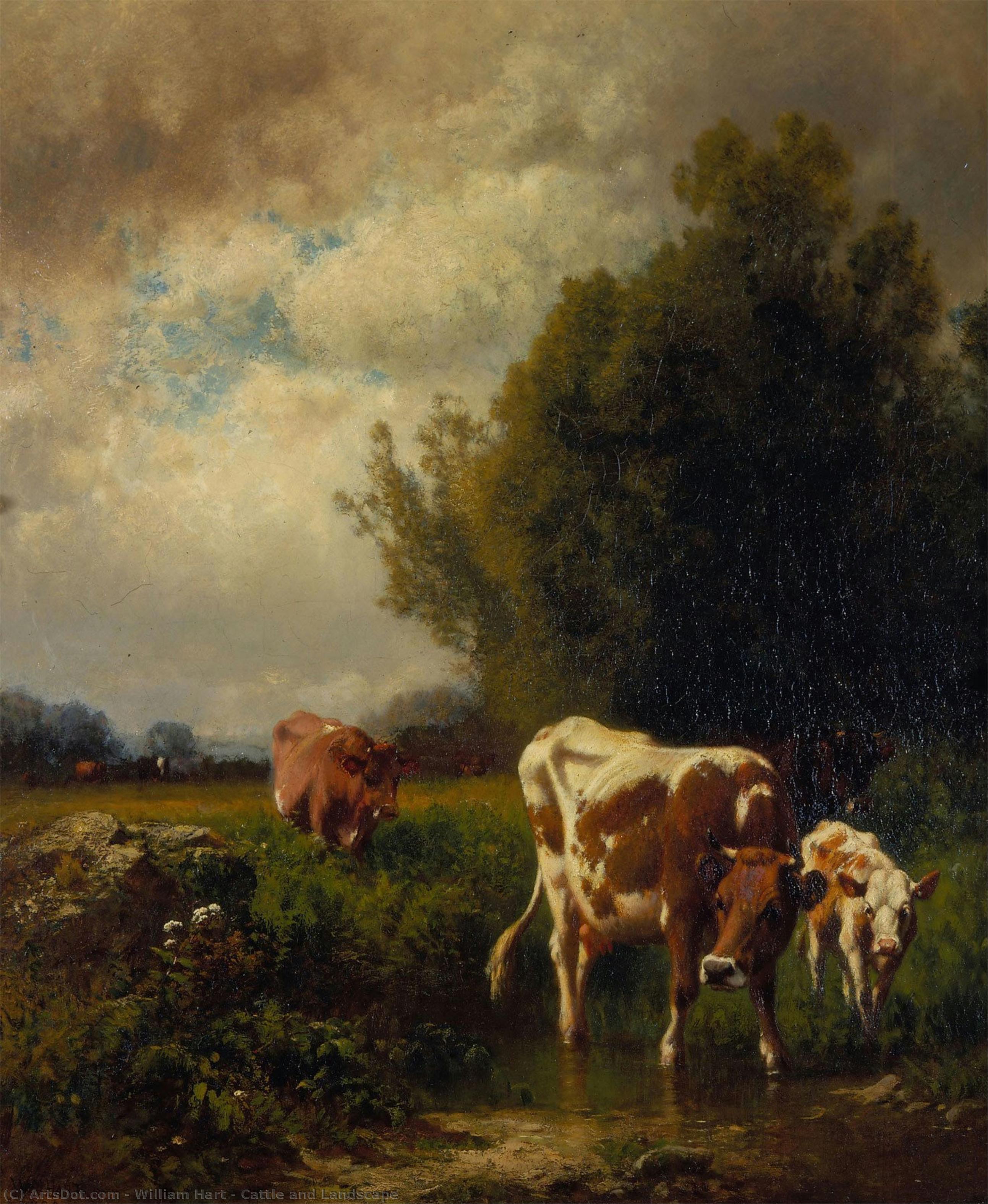 Cattle And Landscape — William Hart