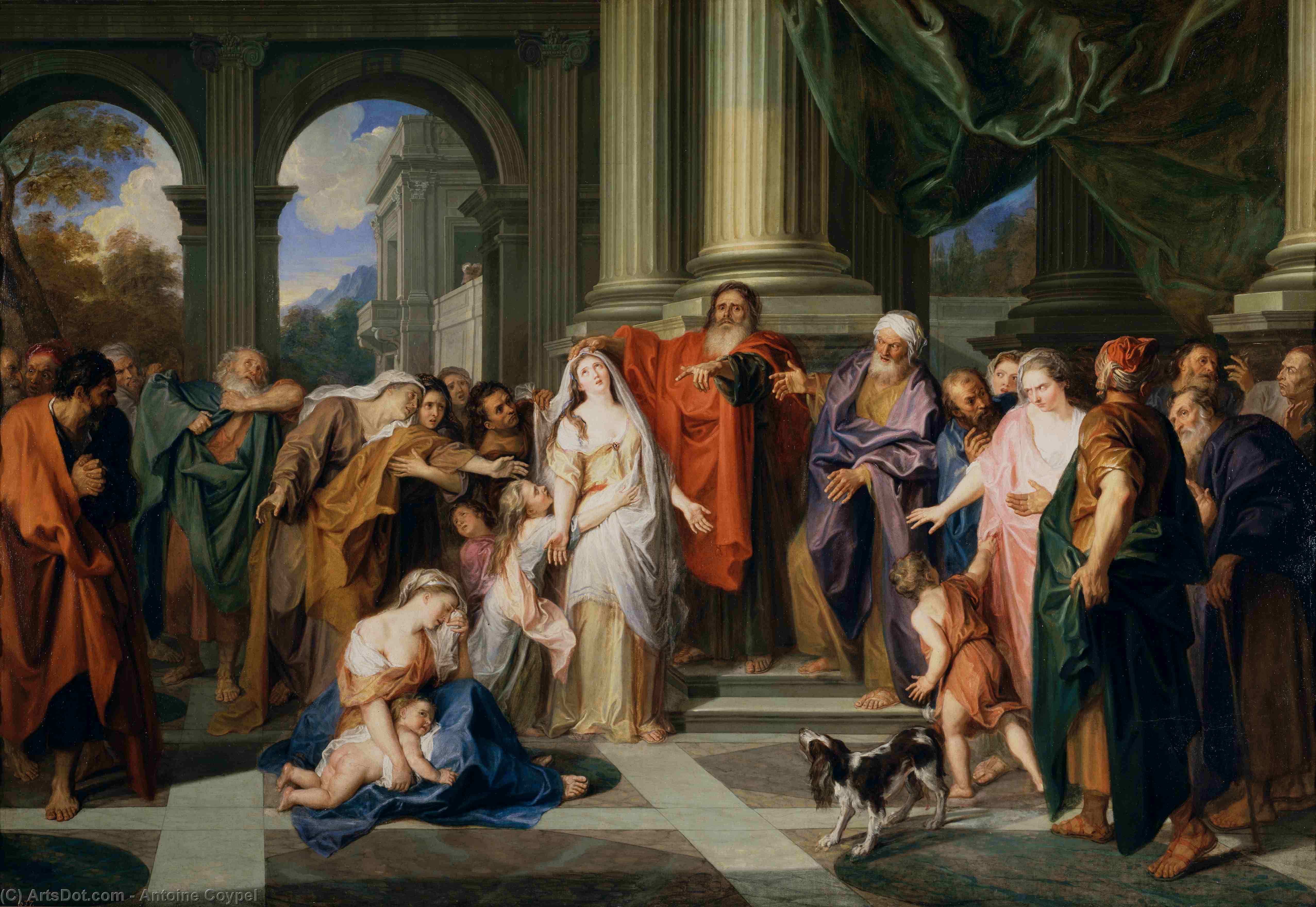 Susannah Accused Of Adultery — Charles Antoine Coypel