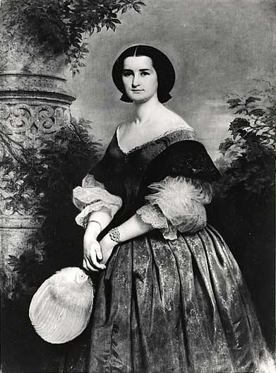 Frau Auguste Opitz, (painting) — Emanuel Gottlieb Leutze