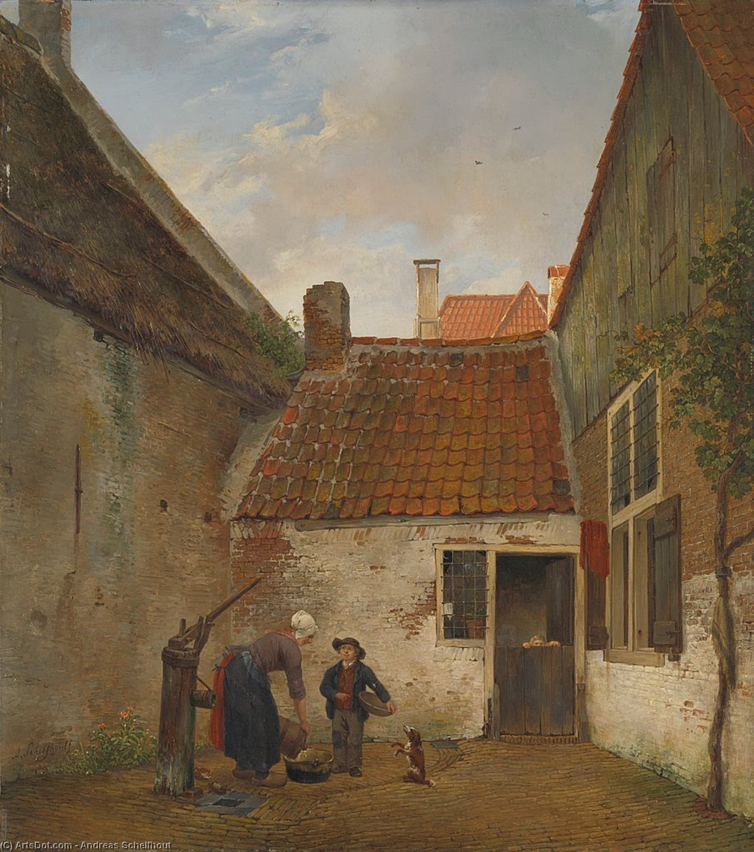 Small Courtyard — Андреас Шелфхоут